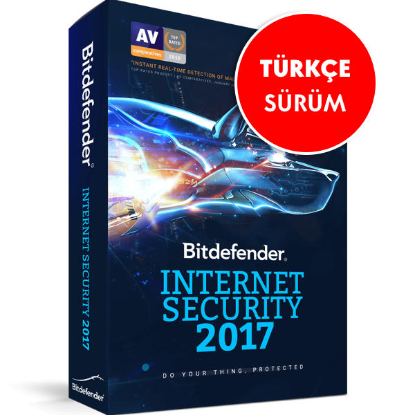 BITDEFENDER INTERNET SECURITY 3KUL.1YIL,KUTU