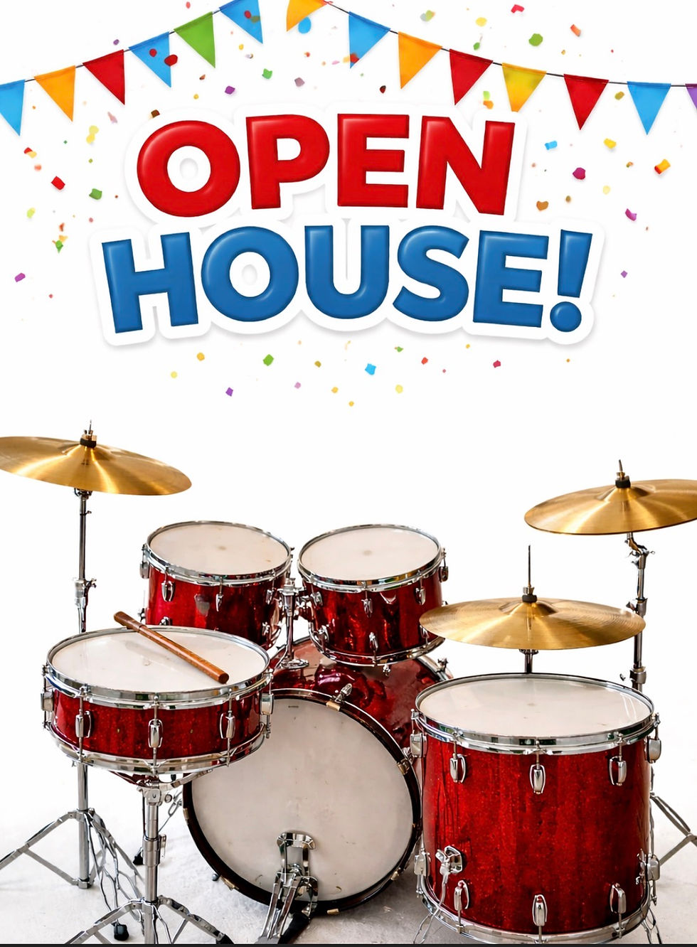 OPEN HOUSE. Maxwell Drums 5/14 6-9pm. Chicago Drum Show preview of Slingerland and more