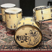 New museum piece. Mousie Alexander’s WFL drum set!