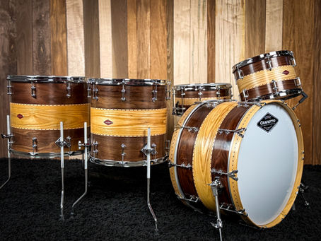 Another Craviotto kit to Roberto Tini at Abbey Road Studios.