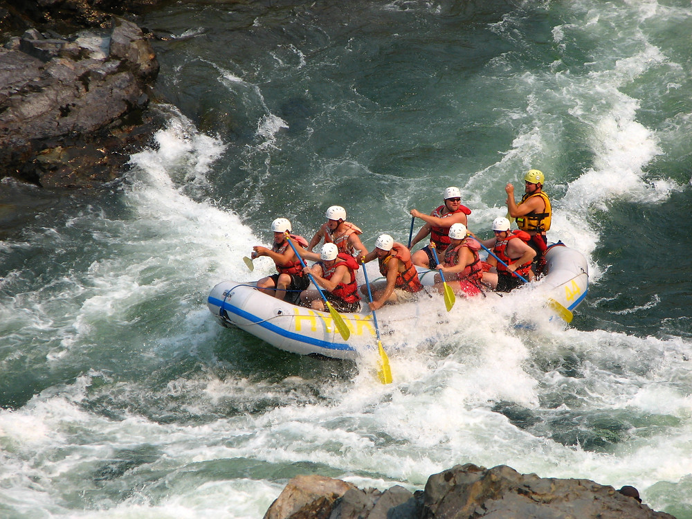Negotiating the rapids!