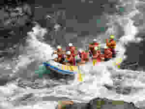 Negotiating the rapids!