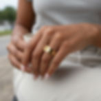 Bague femme originale en forme de ceinture