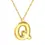 Miniature : Collier Femme lettre initiale bubble Q