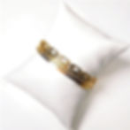 bracelet jonc maillage et motif tressage