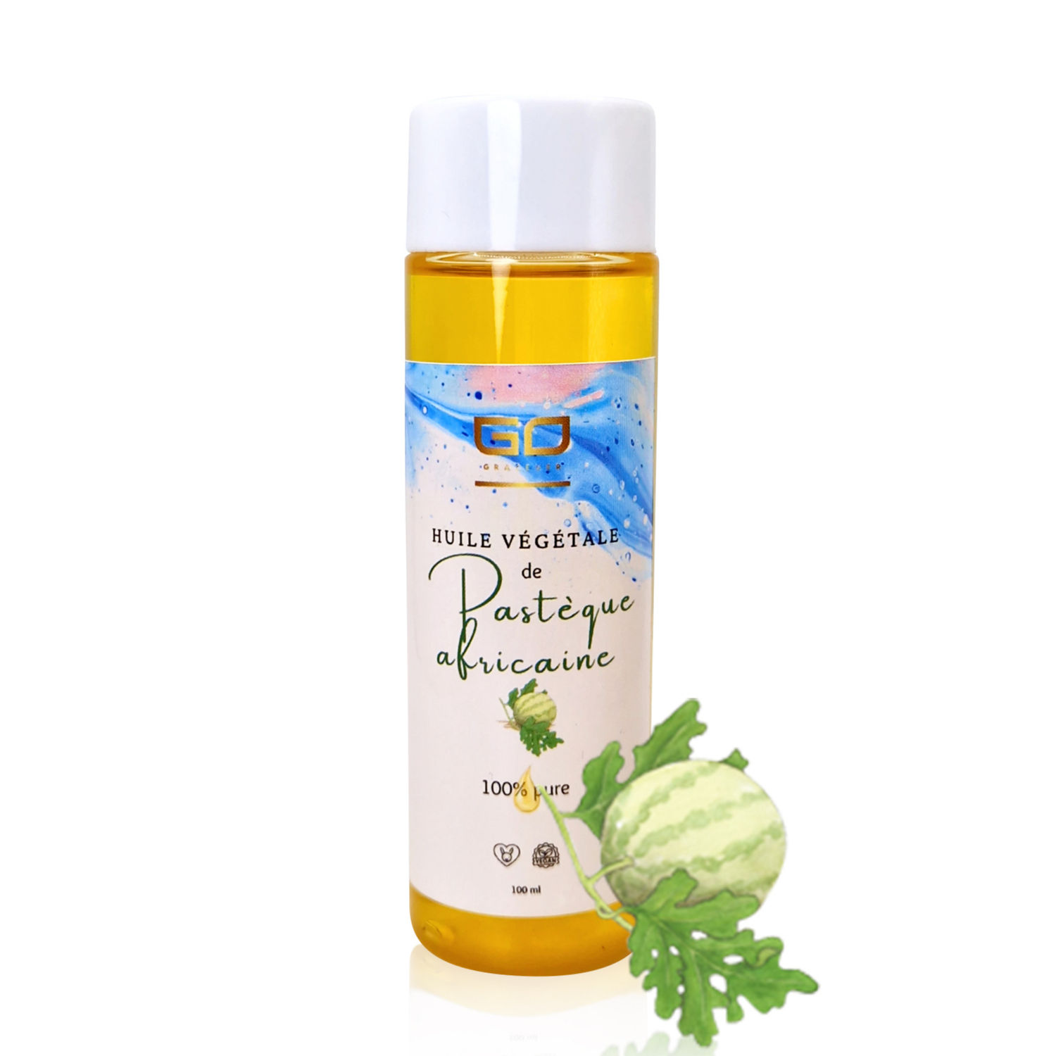 Flacon d'huile de pastèque pure Gracever pressée à froid