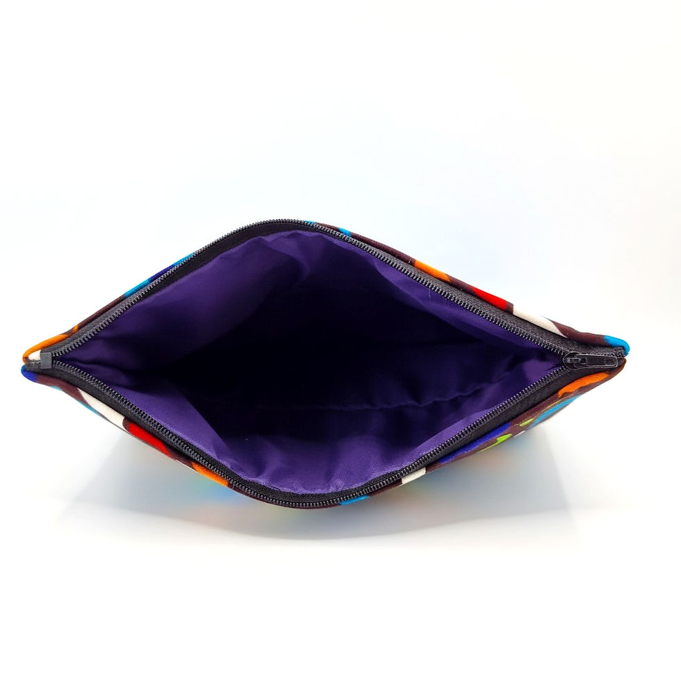 Intérieur trousse de toilette rembourrée