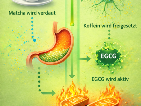 Was passiert innerhalb einer Stunde nach einer Tasse Matcha in deinem Körper?