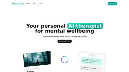 MindPeace - AI Therapist