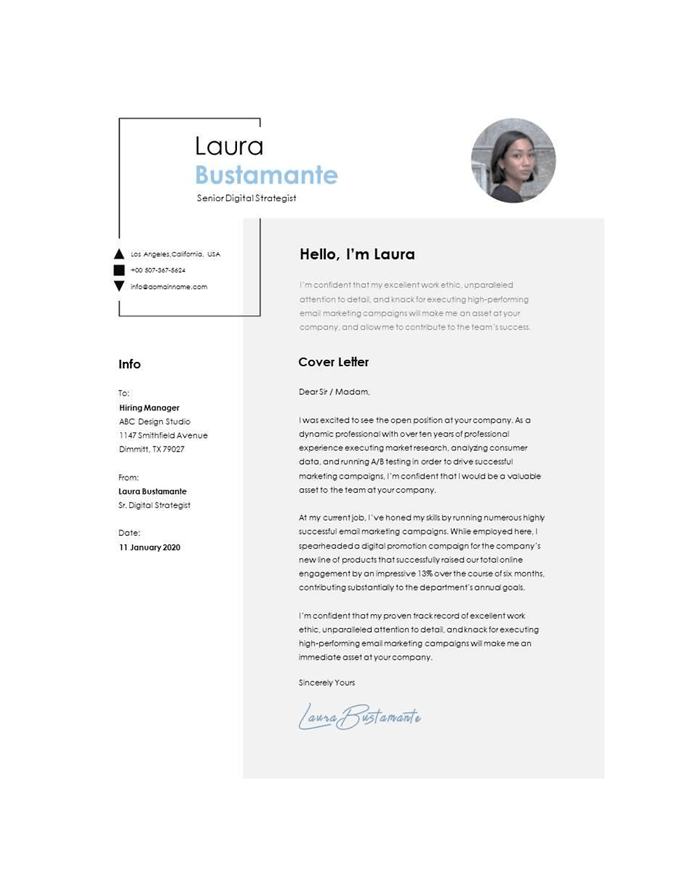 Thumbnail: Senior Digital Strategist Resume