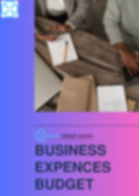 Business Expences Budget