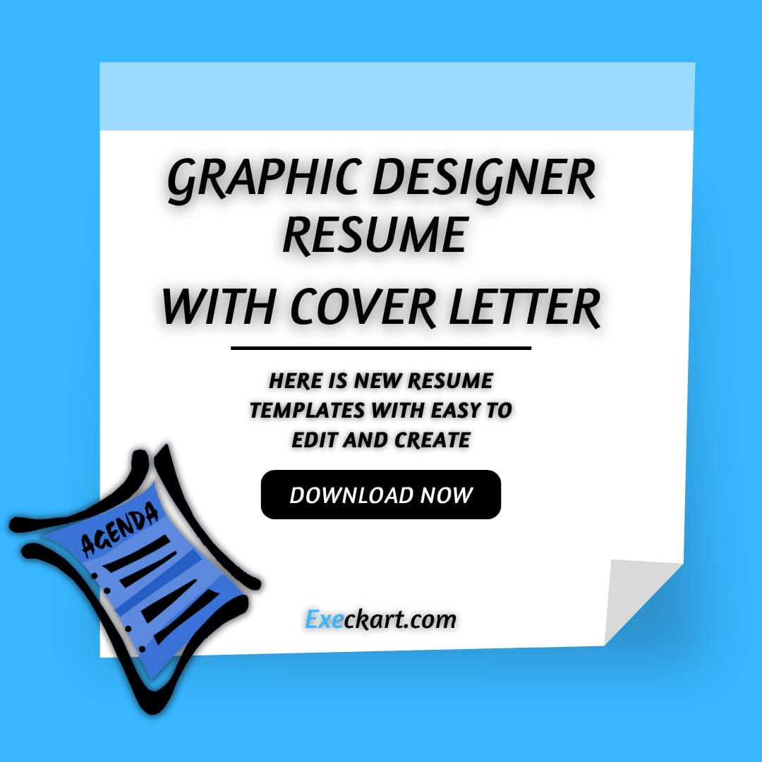 Graphic Designer Resume with Cover Letter