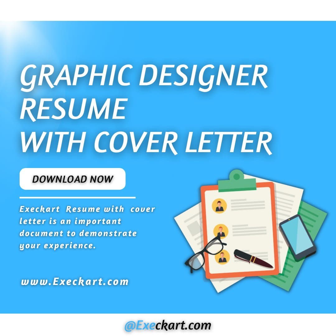 "DesignPerfect: Graphic Designer Resume & Cover Letter Bundle"