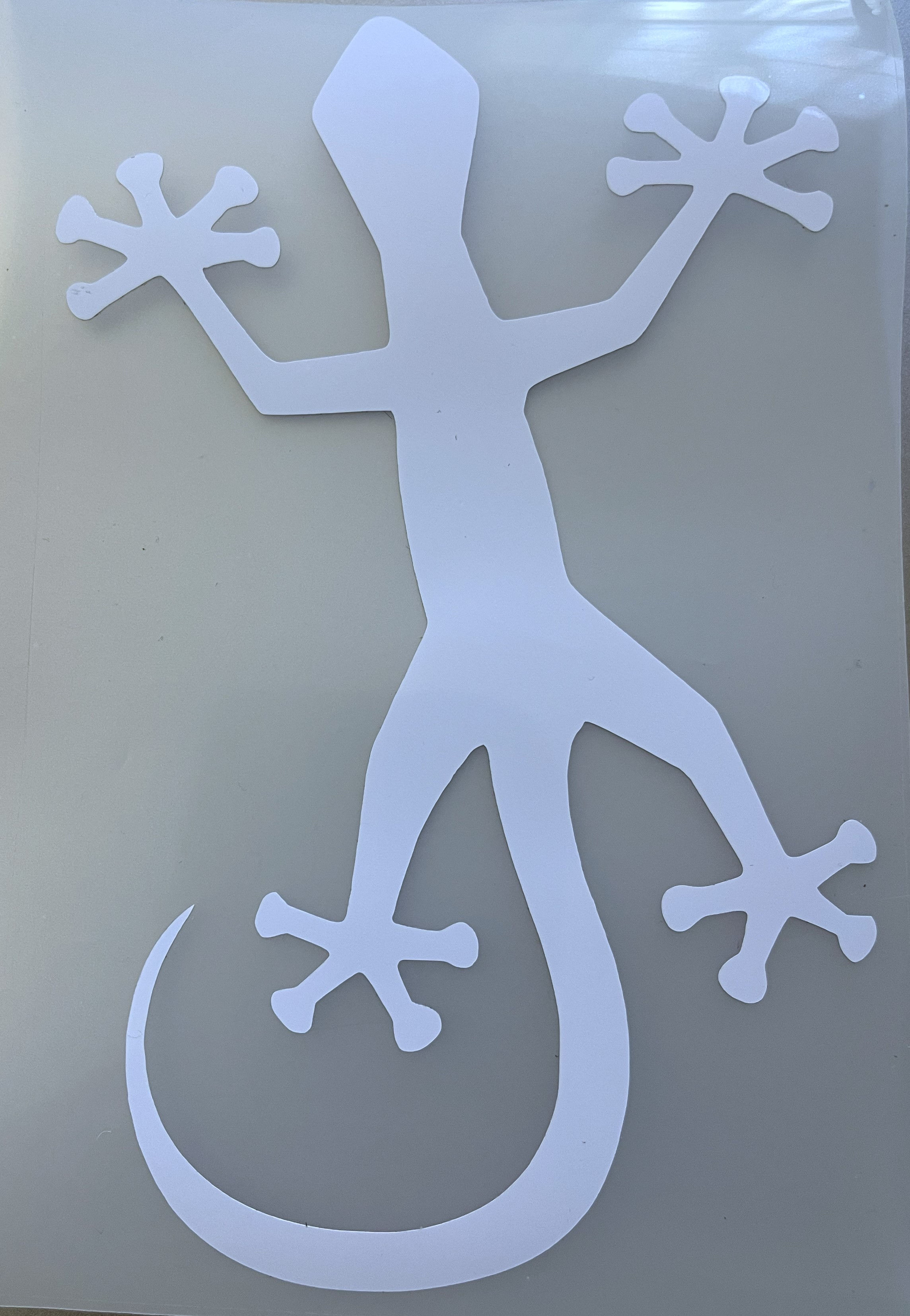 Gecko Decal, indoor/outdoor