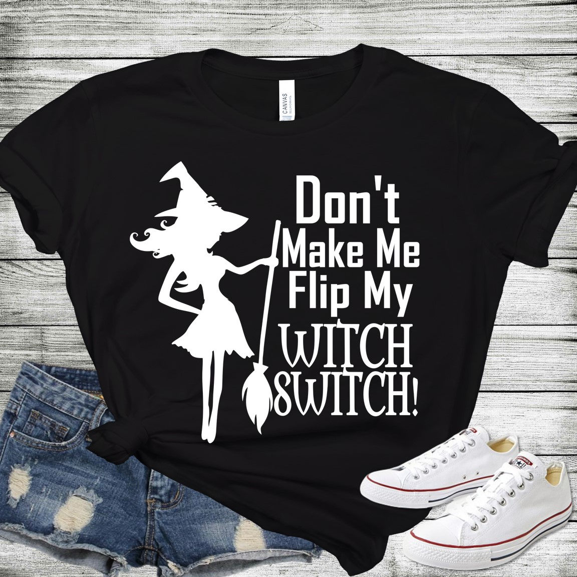 Womens Halloween Witch T-shirt
