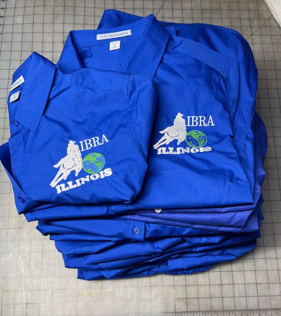 Close-up view of custom-printed business cards on a wooden table