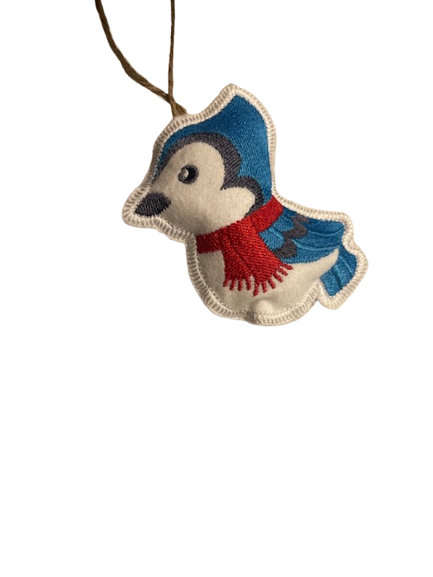 Thumbnail: Bluebird Christmas ornament