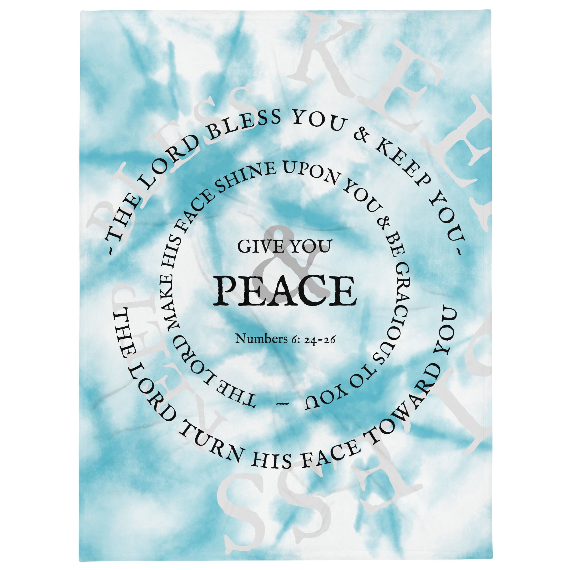 Aaronic Benediction Throw Blanket