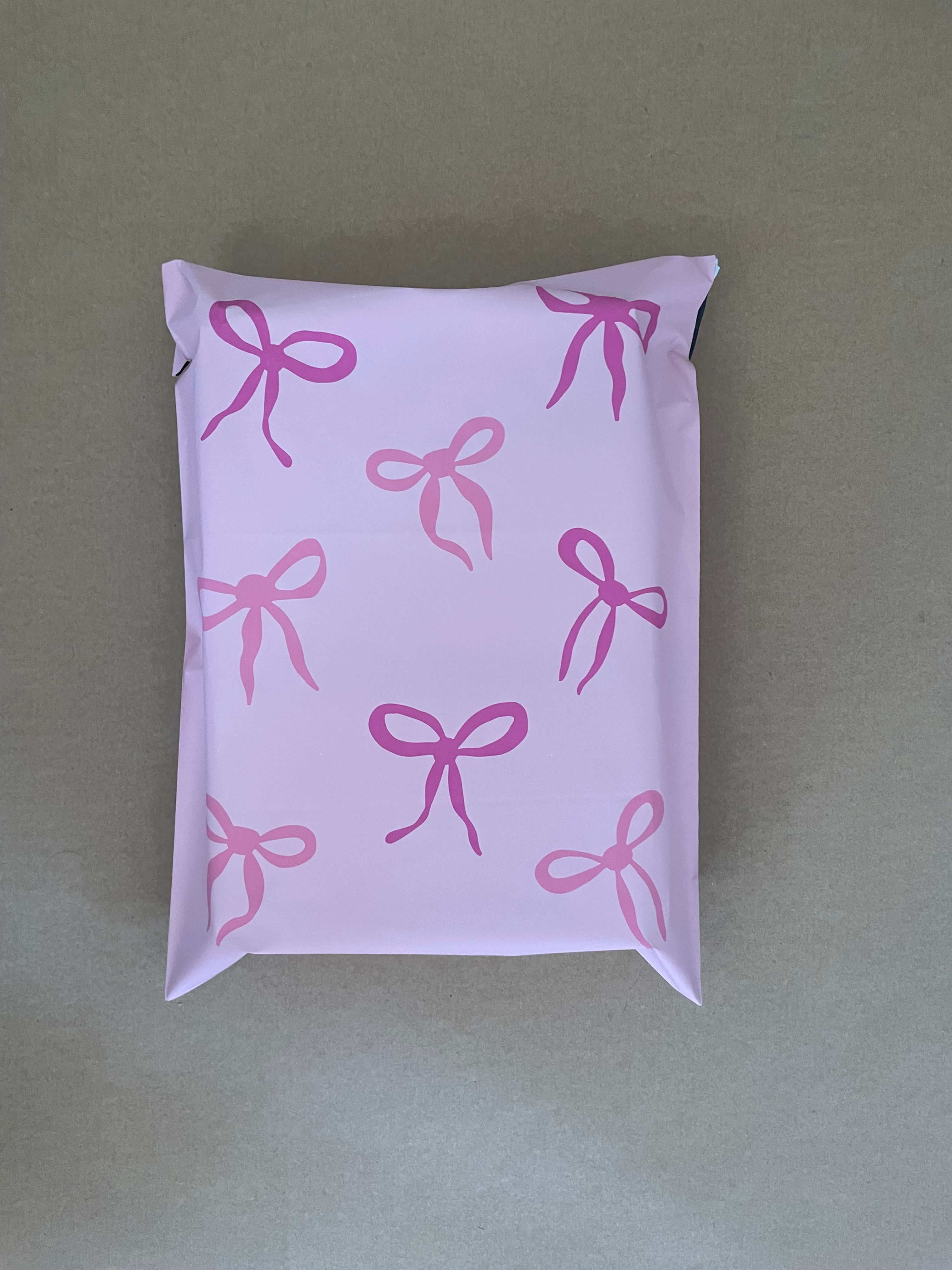 Pink Bows Poly Mailers