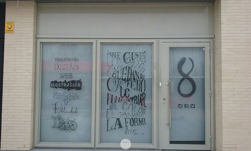 Diseño vinilo para la puerta