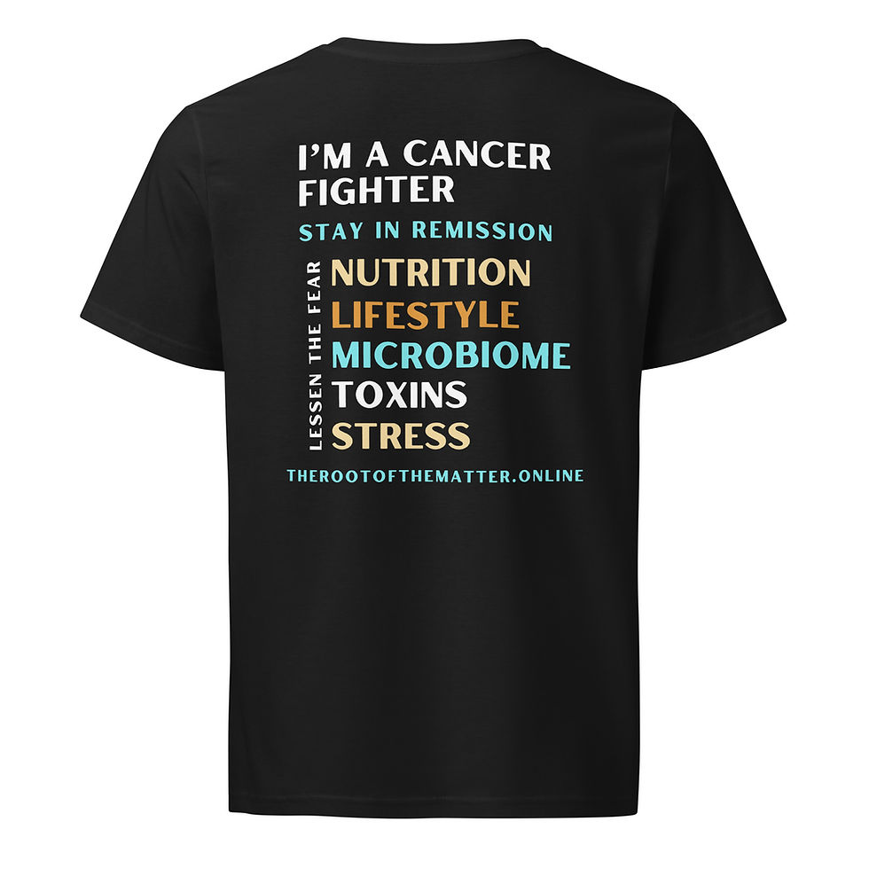 Thumbnail: "I'm A Cancer Fighter" Organic Back Graphic Shirt