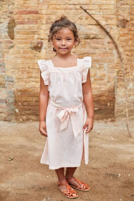Thumbnail: Linen Cotton Striped Dress