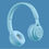 Thumbnail: LaLarma Copenhagen | Wireless Kids Headphone | Blue