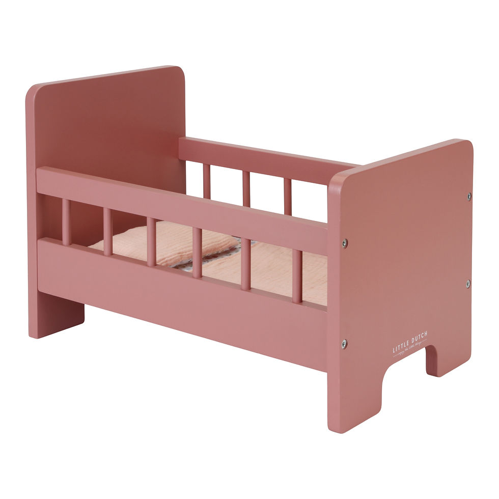 Thumbnail: Wooden Doll Bed