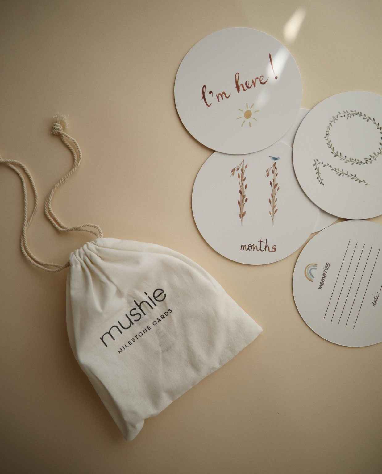 Mushie - Milestone cards