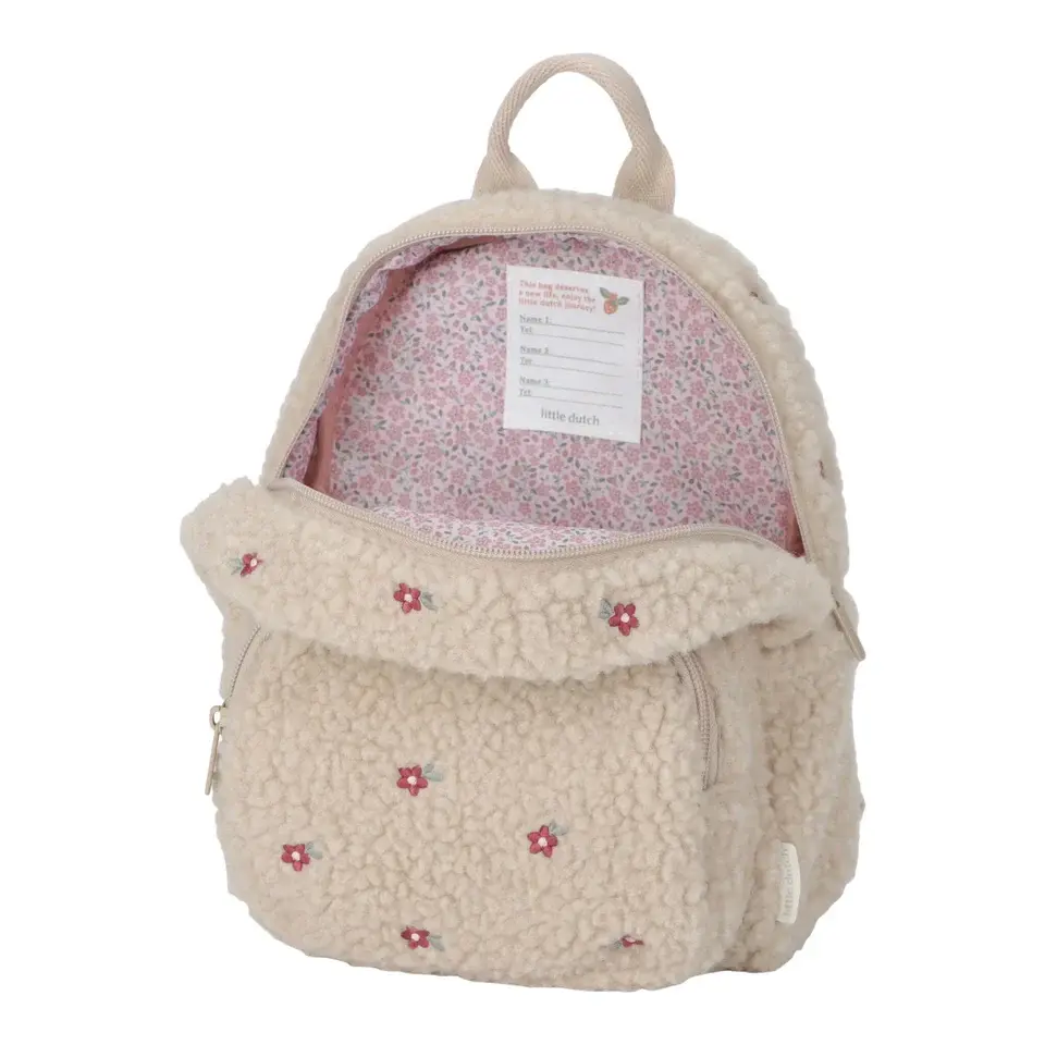 Thumbnail: Little Dutch | Teddy Backpack Sand