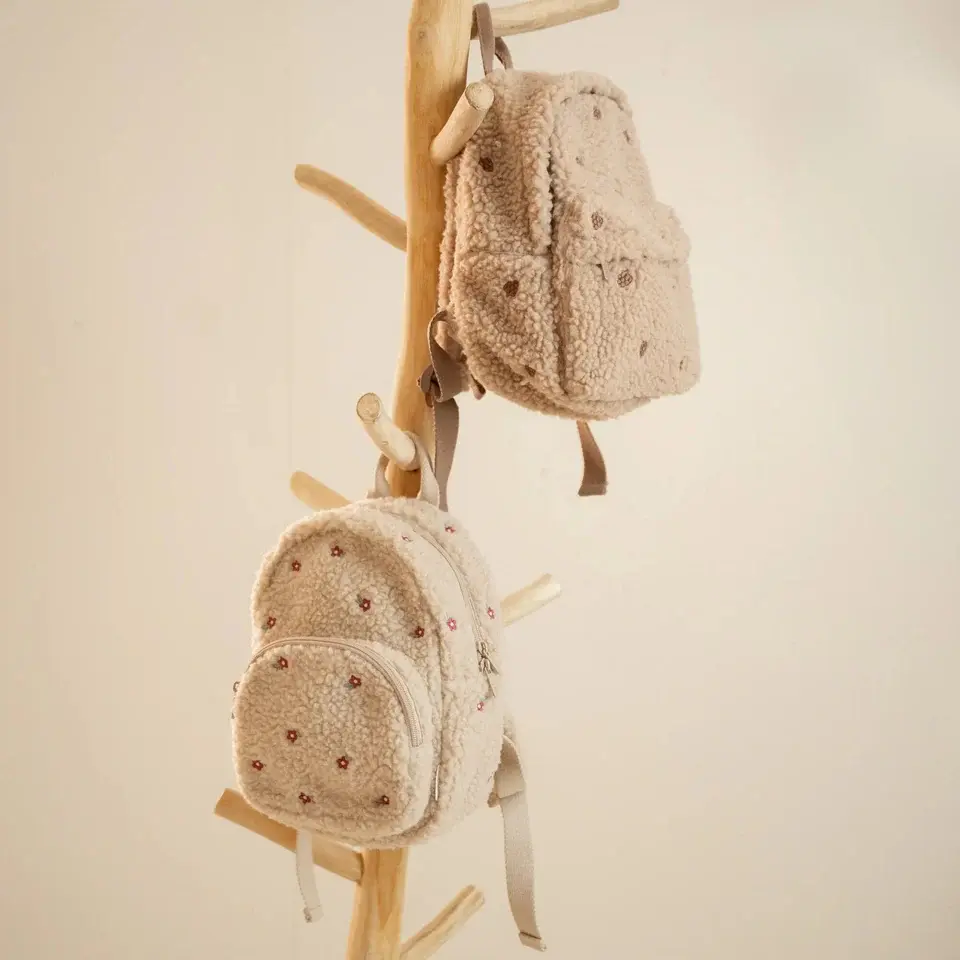 Thumbnail: Little Dutch | Teddy Backpack Taupe