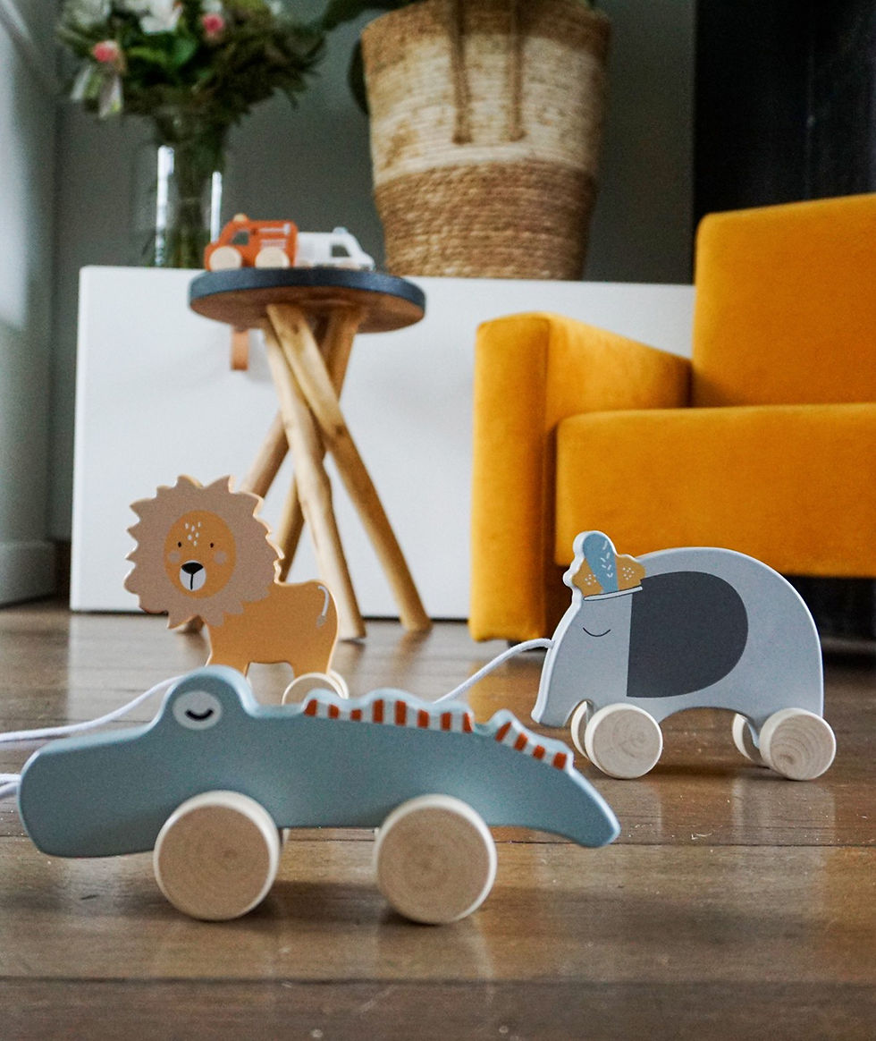 Thumbnail: Wooden Pull-Along Toy | Crocodile