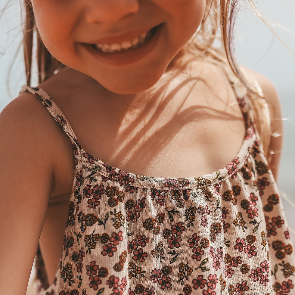 Thumbnail: Sparkly Flower | Dress | Bombay Brown