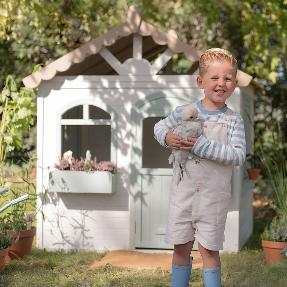 Thumbnail: Wooden Playhouse - White