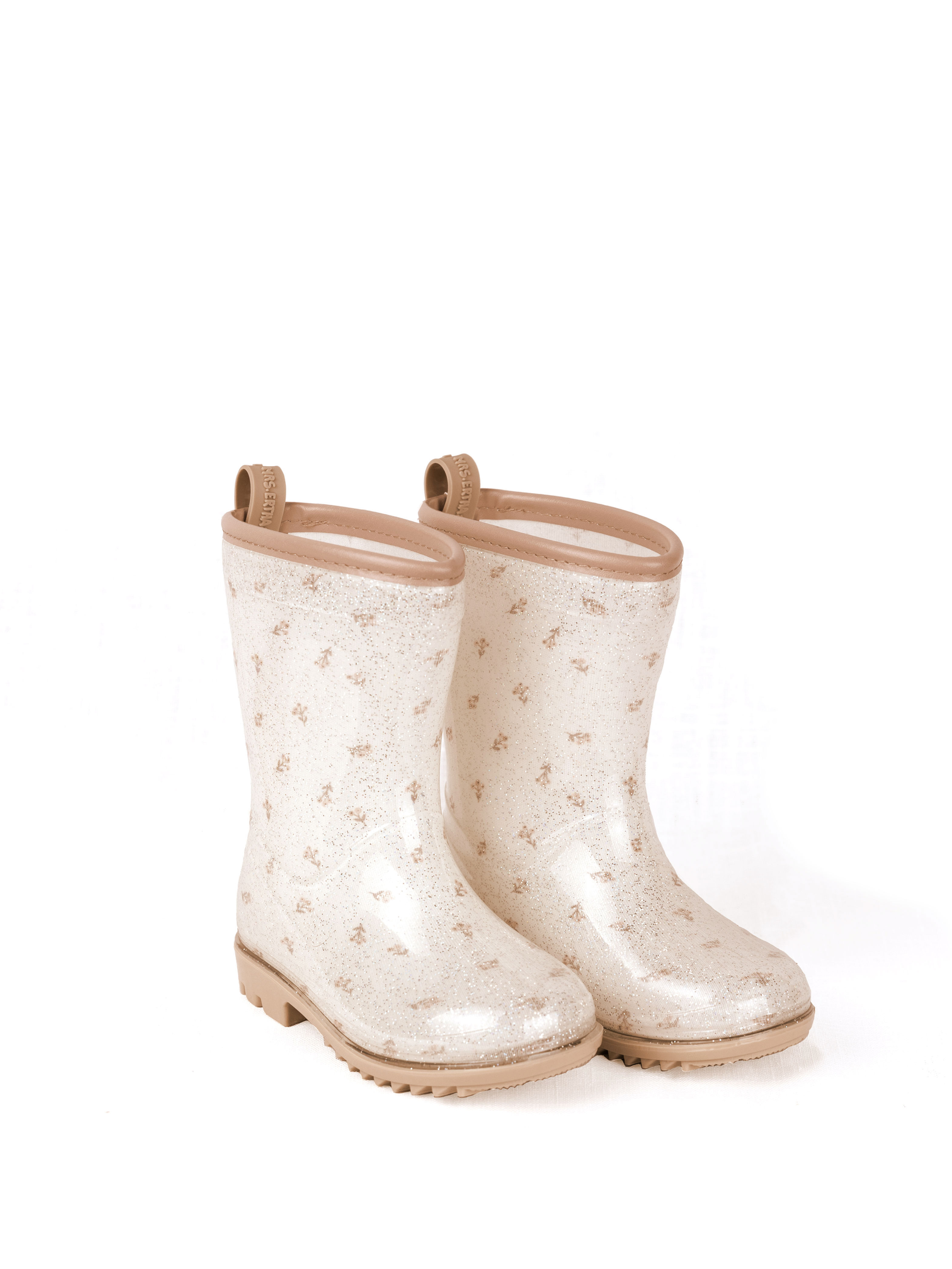 Wellies | Rain Boots | Flower Buds Glitter