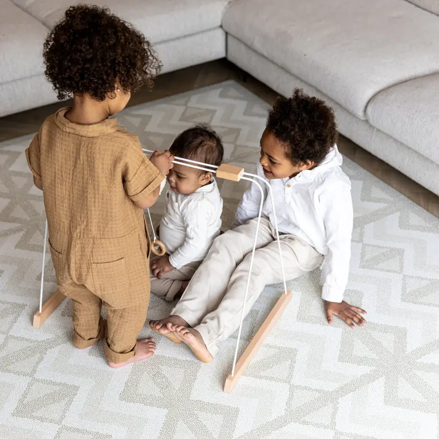 Thumbnail: Kilim Feather Gray | Playmat