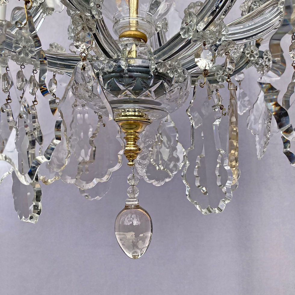 Thumbnail: Grey Caged Maria Theresa Chandelier