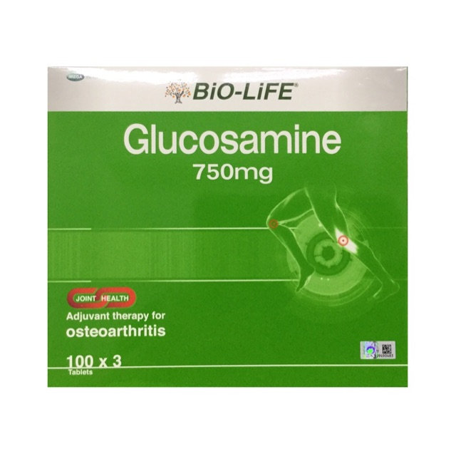 bio life glucosamine 750mg 3x100s doctordb