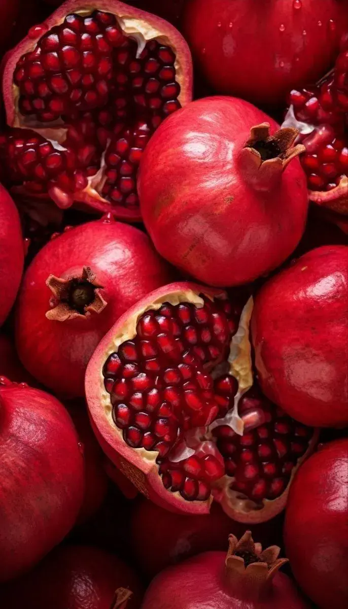 Fresh whole Pomegranate