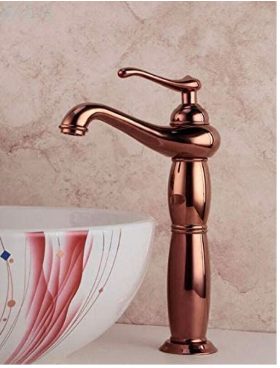 Miniatura: Grifería monocontrol alta aladin Rose Gold