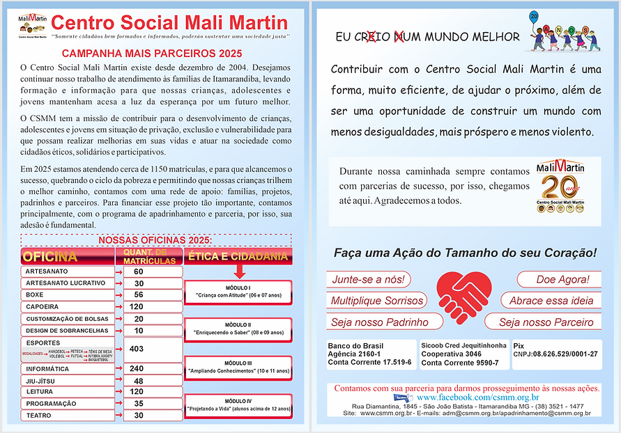 Campanha mais parceiros 2025