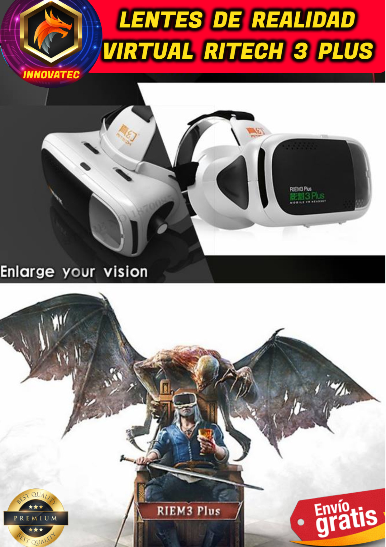 RITECH 3 PLUS LENTES 3D