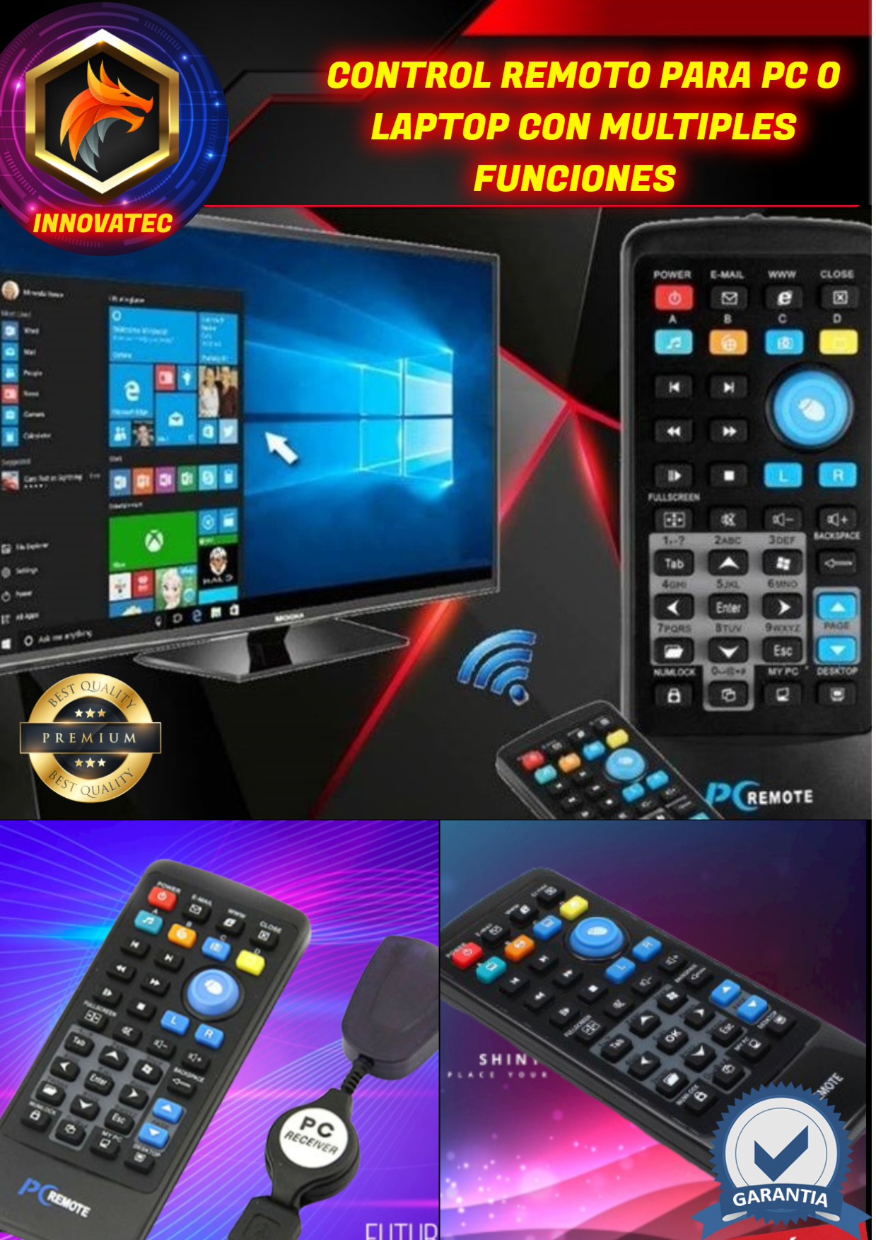 Control remoto para PC o Laptop