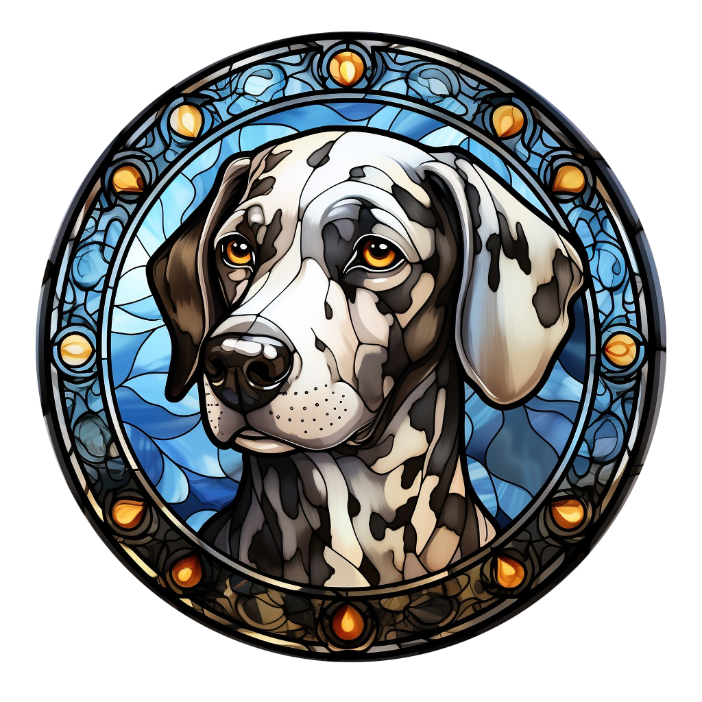 Stained Glass Cling - Dogs (Dalmation)