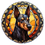 Thumbnail: Stained Glass Cling - Dogs (Doberman)
