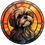 Thumbnail: Stained Glass Cling - Dogs (Lhasa Apso)