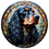 Thumbnail: Stained Glass Cling - Dogs (Gordon Setter)