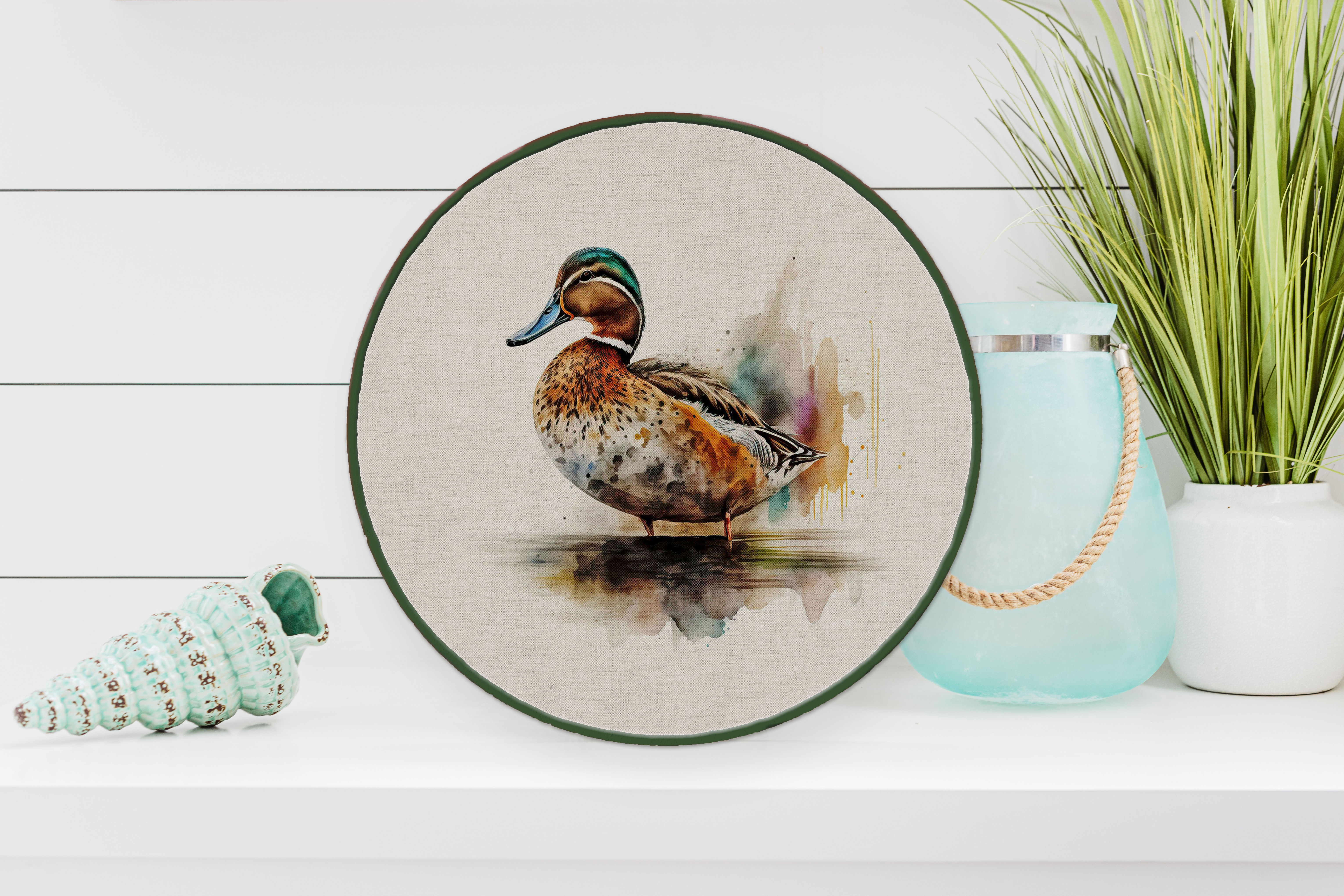 Porthole Bung - Watercolour Ducks