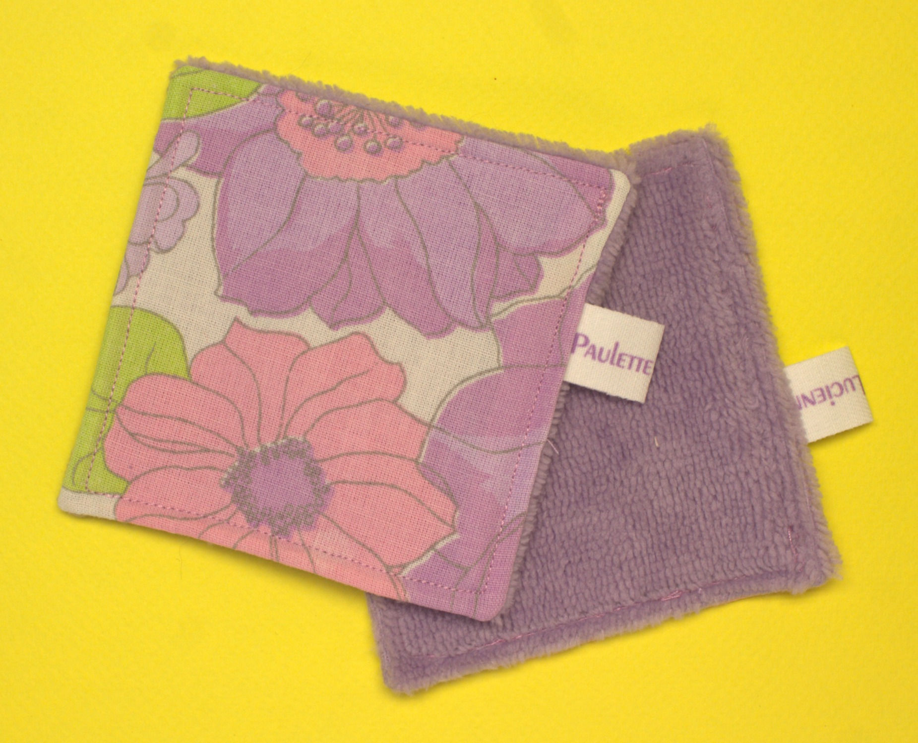 Lingette - Fleurs mauves