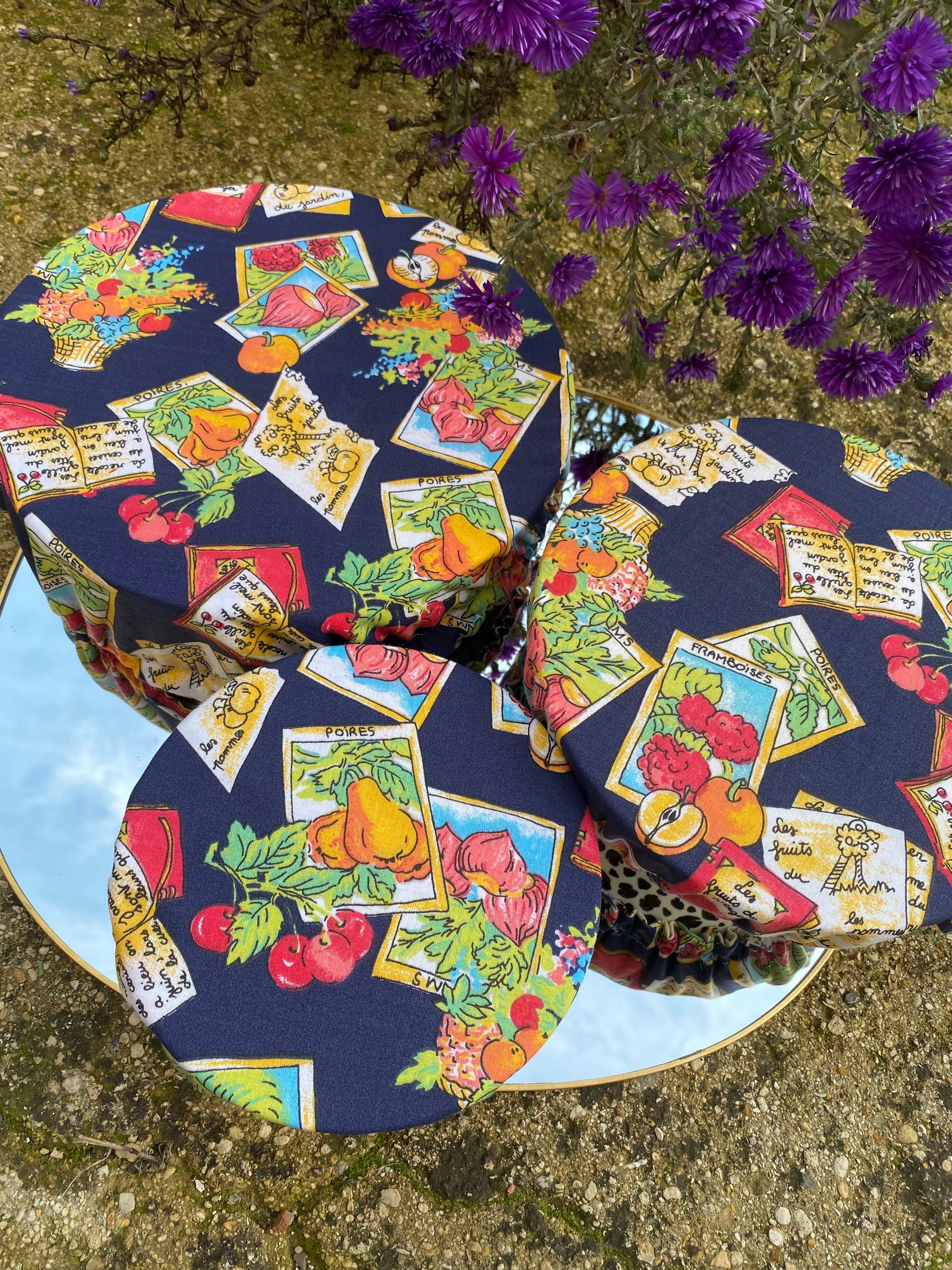 Lot de 3 charlottes à plat